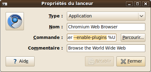 Chromium add plugin