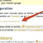 Configurer le tag more dans Wordpress